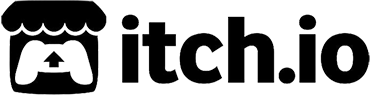 Pequeno ícone do site Itch.io com link ao jogo